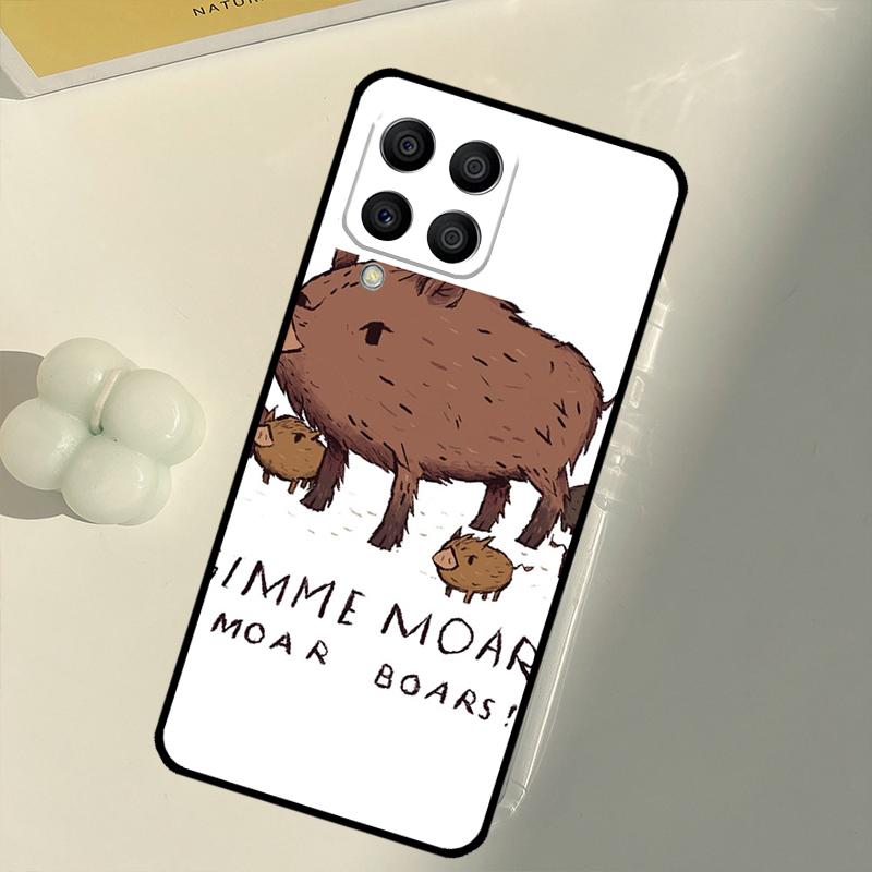 

Cute wild boar funny Cartoon For Samsung Galaxy M16 M06 M12 M55 M15 M35 M14 M34 M54 M11 M21 M31 M13 M33 M53 M32 M52 Case Samsung M31s