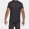 Adidas Laufsport Kurzarm T-Shirt Herren Tops Schwarz FS9799
