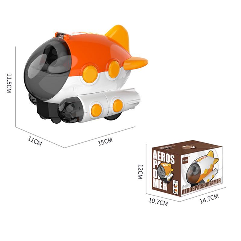 Dziecięca Elektryczna Zabawka Ślimak z Światłem 3D i Muzyką