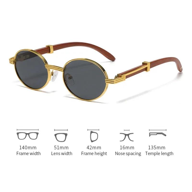 Unisex New Luxury Retro Oval Frame Myopia Glasses Men'S New Fashion Outdoor Driving Travel Uv Protection Sunglasses -3.5-4.0