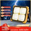 HuiXiang Solar Floodlight: Multi-functional Magnetic Handheld Light for Camping, Emergency, and Outdoor Use