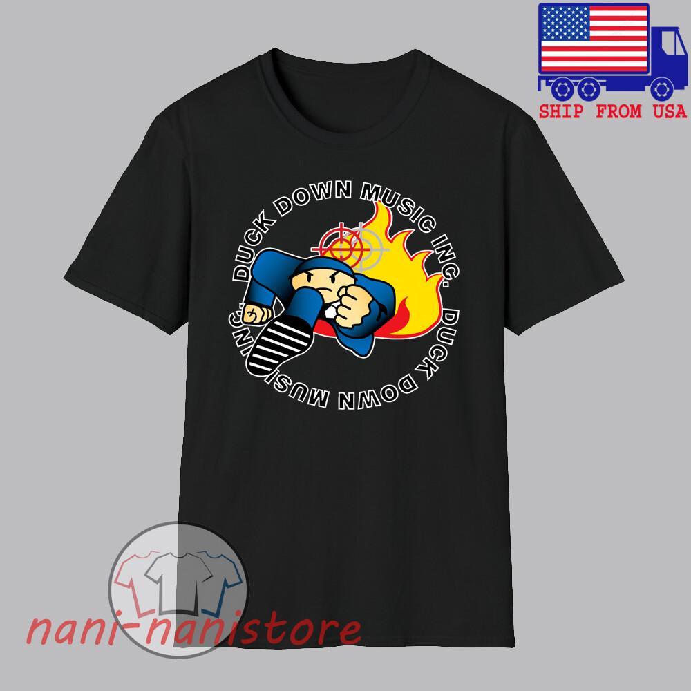 Duck Down Records Men#039;s Black Size S5XL Unisex T-Shirt XXXXL