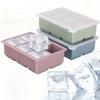 Large Silicone Tray, Flexible Square Ice Mold, Stackable Design