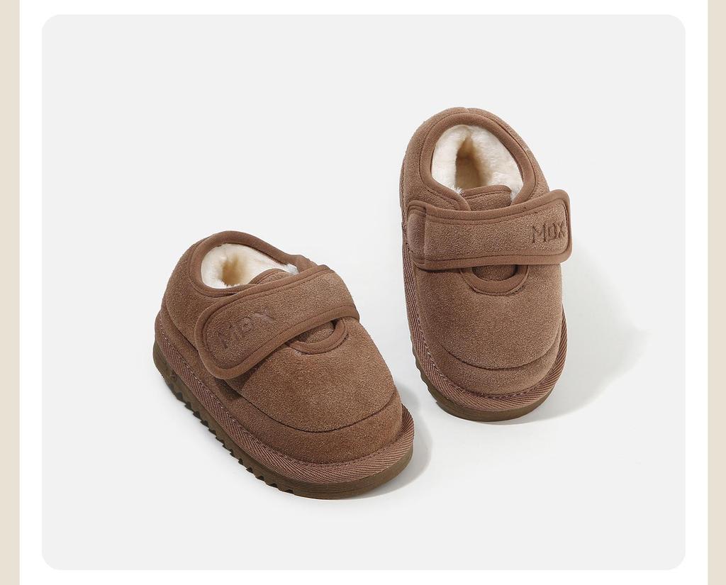 2025 Fleece-Lined Toddler Moccasins - Soft, Warm Winter Shoes with Thick Soles