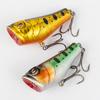 5.5CM/9G Topwater Fishing Lure with Double Hooks Realistic Floating Bionic Artificial Plastic Hard Bait Freshwater Saltwater Fishing Accessories