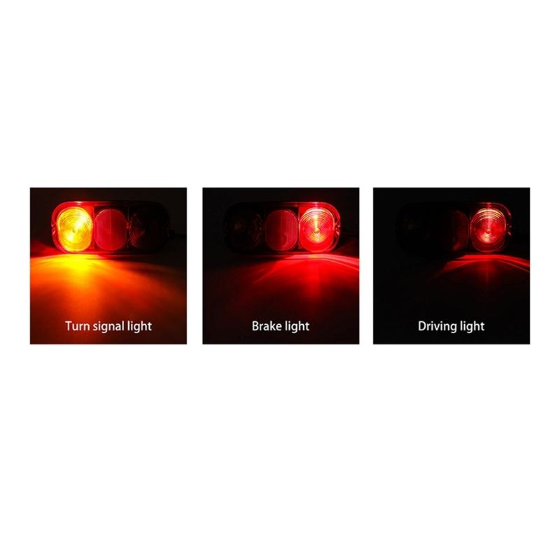 Excavator Rear Turn Signal Lamp Rear Brake Tail Lamp for JCB 2CX X 4CX Project 12 & 21