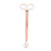 3pcs Candle Wick Trimmer Set Wick Trimmer Candle Snuffer Wick Dipper Stainless Steel Candle Accessory Set Rose Gold