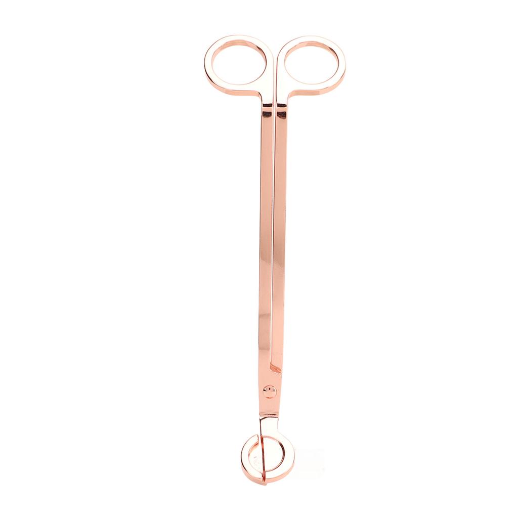 3pcs Candle Wick Trimmer Set Wick Trimmer Candle Snuffer Wick Dipper Stainless Steel Candle Accessory Set Rose Gold