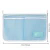 Refrigerator Storage Net Bag Double Compartment Hanging Mesh Organizer for Sauce Packets Spices Kitchen Pantry Organization