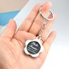 Double-Sided Heart-Shaped Photo Keychain - Couples' Keepsake Gift