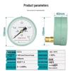 CONJANT Y-100Z Axial Pressure Gauge (CN Version)