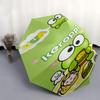 Keroppi,Picnic Automatic Folding Umbrella-Simple 8-Rib Design, Bright Cartoon Pattern, Durable Iron Frame, Suitable For Travel, Outdoor, Bea