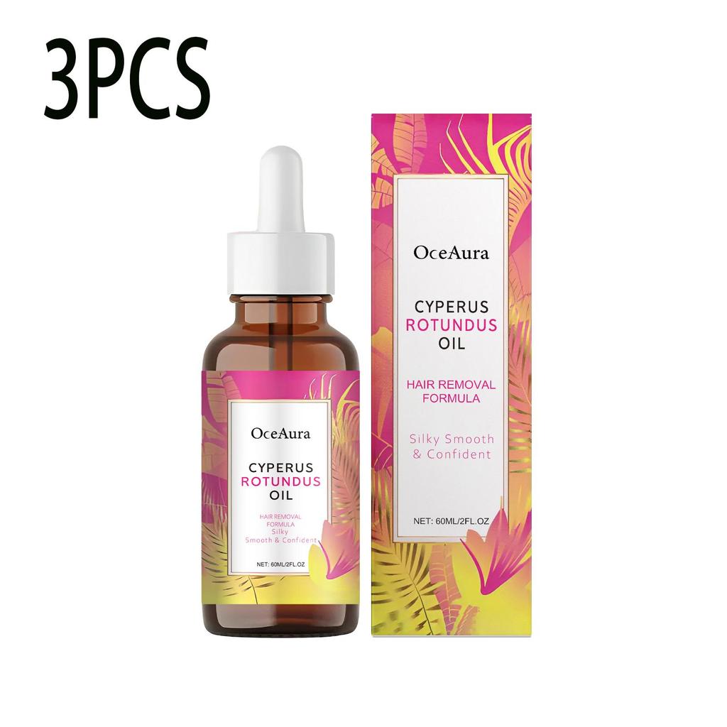 OceAura Cyperus Rotundus Oil for Hair Removal Soft Smooth Skin Care Deep Hydration