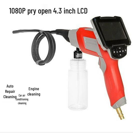 

Пистолет для чистки автомобильного кондиционера - Эффективный визуальный инструмент для чистки красный