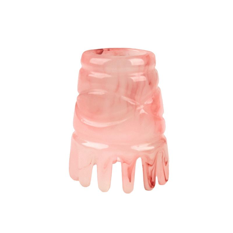 Resin Hair Scrubbing Comb Head Massager Hair Care Meridian Scraping Scalp Massage Acupuncture Spa Gua Sha Health Massage Tool