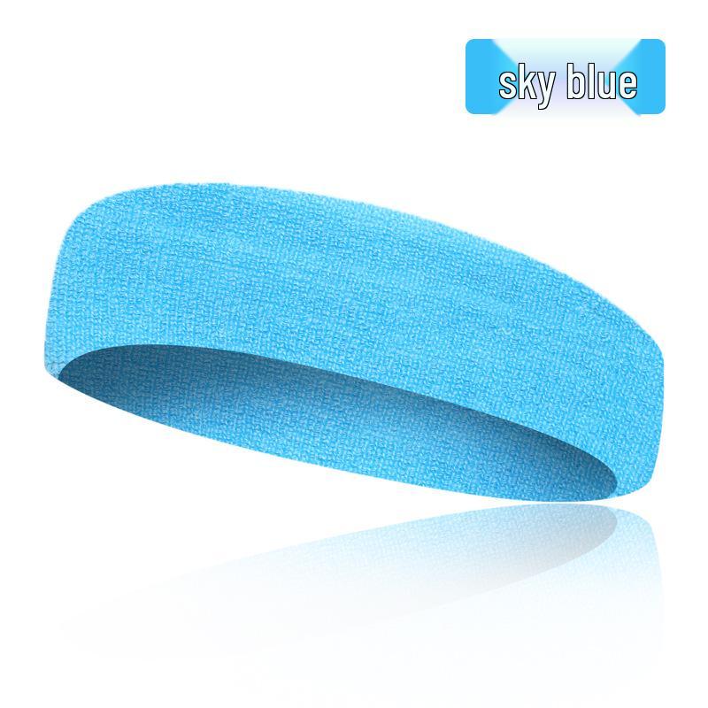 Customizable Logo Sport Sweatband: Embroidered Headband for Men and Women, Ideal for Fitness, Running, and Fashion.