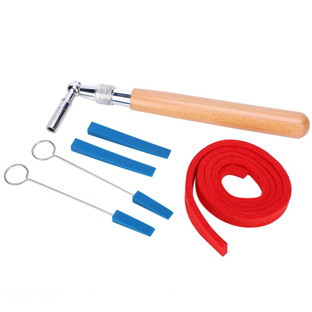 

6 шт. набор тюнеров для фортепиано профессиональный музыкальный тюнер для настройки бесшумный молоток DIY набор инструментов для ремонта