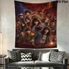 Massacre Hawkins Lab Tapestry Background Cloth Fashion Print Work Of Art Atmospheric Background Cloth Wall Covering Decoration