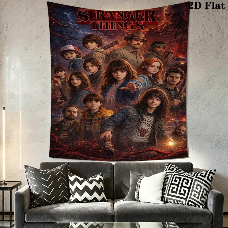 Massacre Hawkins Lab Tapestry Background Cloth Fashion Print Work Of Art Atmospheric Background Cloth Wall Covering Decoration