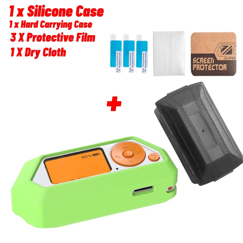 Silicone Case Anti-Drop Shockproof Protective Case Anti Scratch Anti-slip Case Portable for Flipper Zero Game Accessories