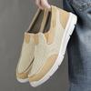 Men Shoes Summer Canvas Shoes Breathable Comfortable Outdoor Slip On Walking Sneakers Classic Loafers Shoes For Men