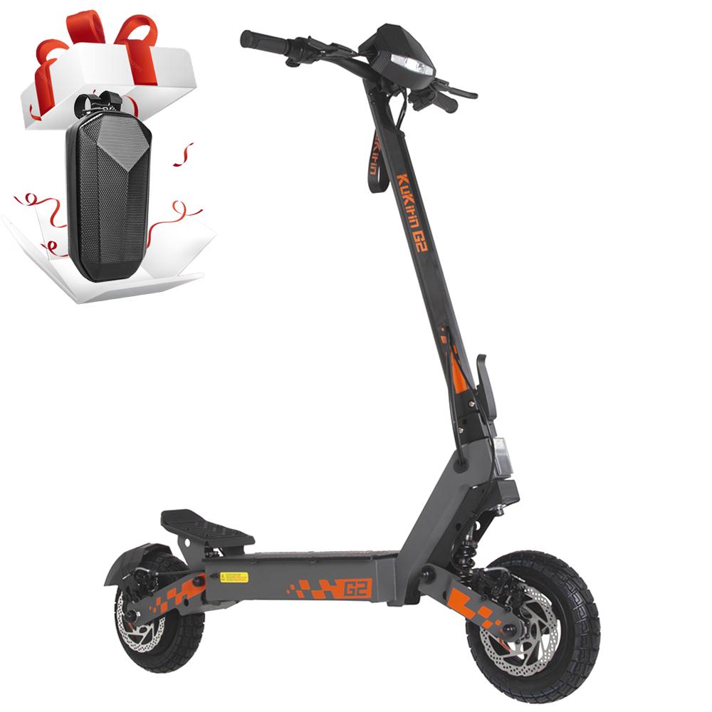 Kukirin G2 800W Urban Electric Scooter with 48V 15Ah, Aluminum Hybrid Frame, LED Display, Dual Disc Brakes, 10" Tyre, IP54 Waterproof