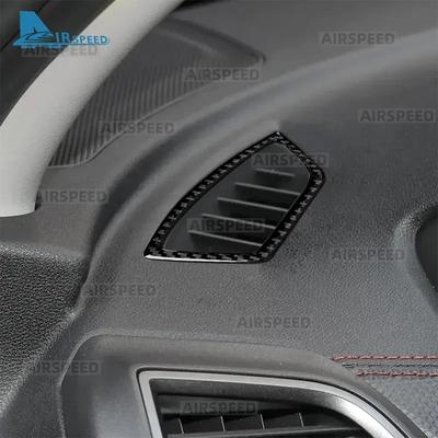 Real Soft Carbon Fiber Sticker LHD RHD Car Air Outlet Frame Side of Dashboard For Subaru Forester      2024