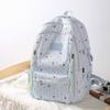 Schoolbag new high-value schoolbag for girls, cute and sweet for junior high school students, light and large-capacity backpack.