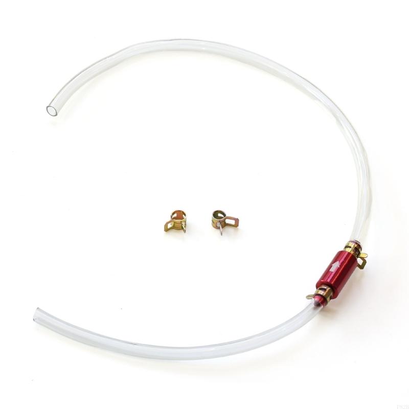 2 Piece Brake Bleeder Hose With Way Check High Strength ABS Metal Construction For Car Motorcycle Brake Systems 1 piece