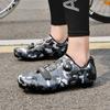 3348 Cycling Shoes Rotating Buttons No Lock Mountain Road Men's Women's Large Camouflage Couple
