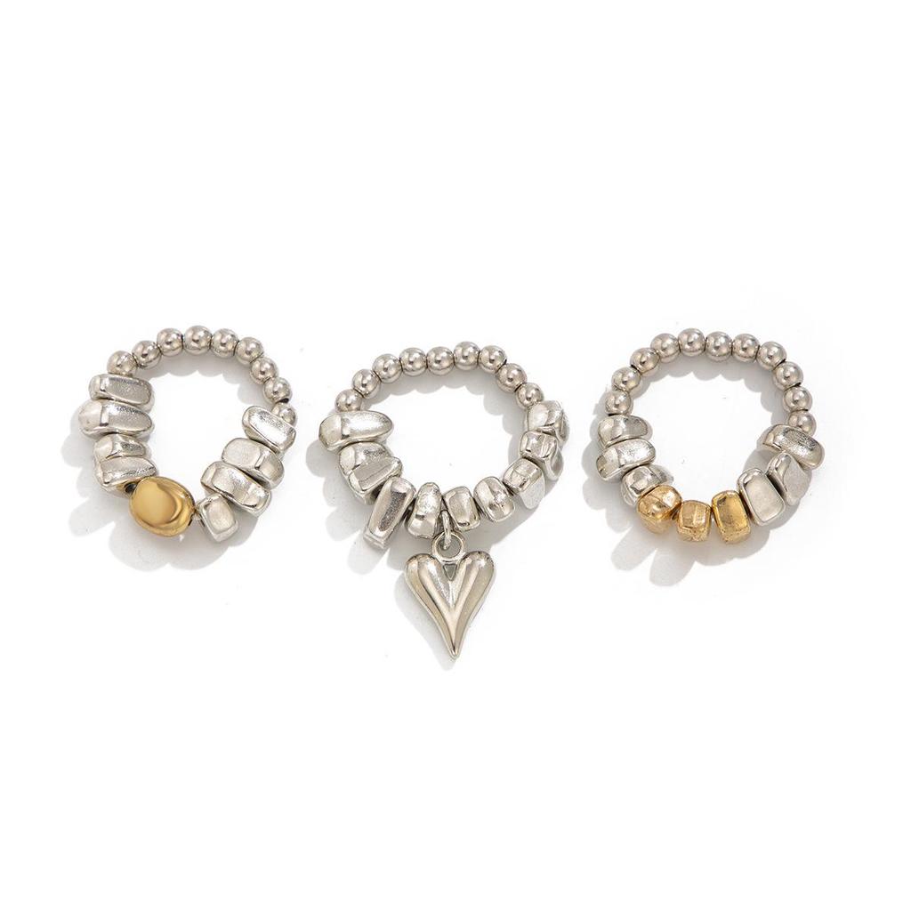 Collana con Pendente a Cuore con Perle Irregolari e Design di Lusso Leggero
