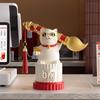 Large Resin Maneki-neko Tree Ornament for Attracting Wealth – New Store Opening or Housewarming Gift.