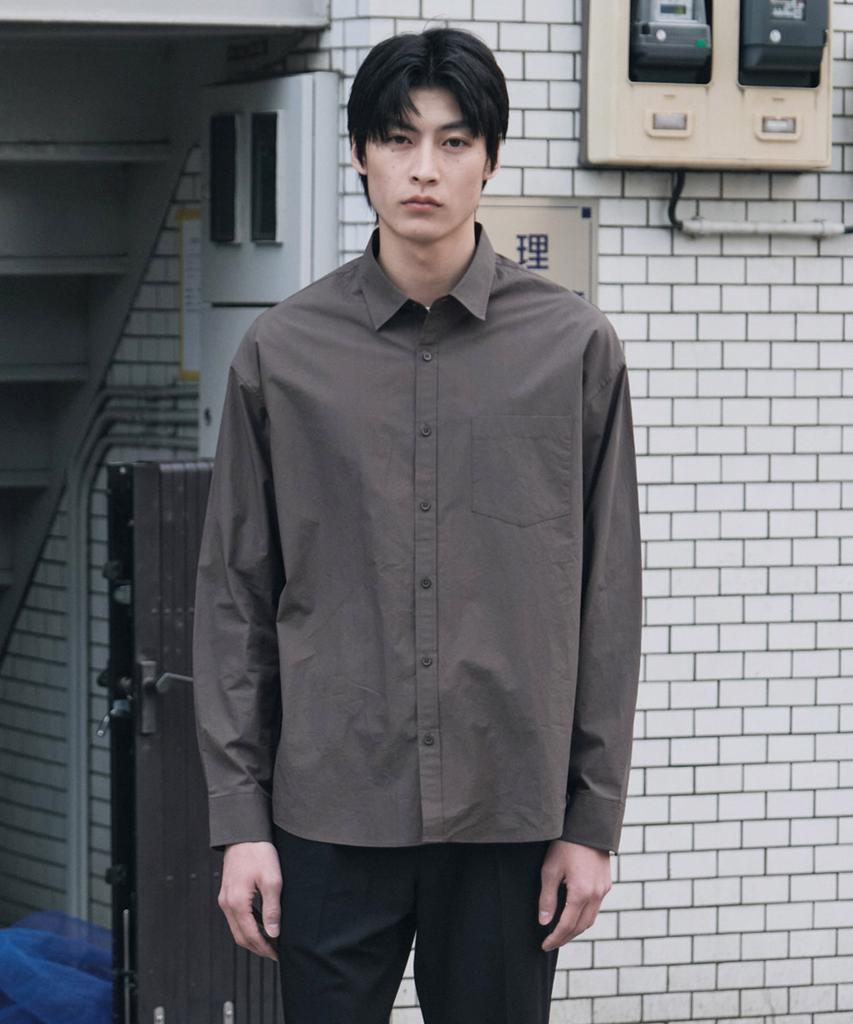 STCO Vibe Shift High-Density 100% Cotton Bio-Washed Shirt_Brown (Semi-Oversized Fit)_Ldsxa64Osh