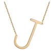 Titanium Steel Peach Heart Letter Necklace 26 Letters Love Clavicle Neck Chain
