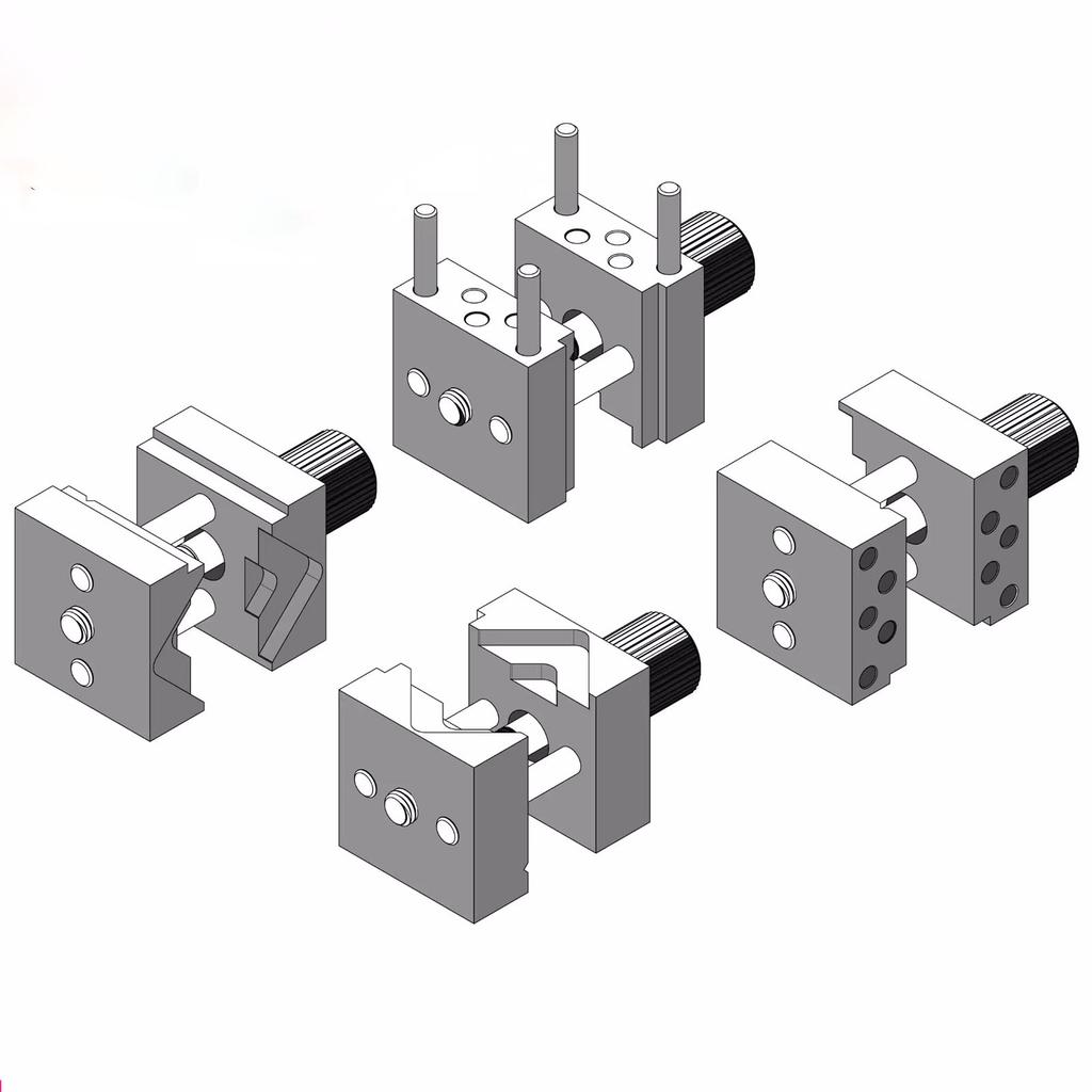 Small Stainless Steel Bench Vise, Handheld Precision Gundam Model Playing Bench Vise for Hobby DIY