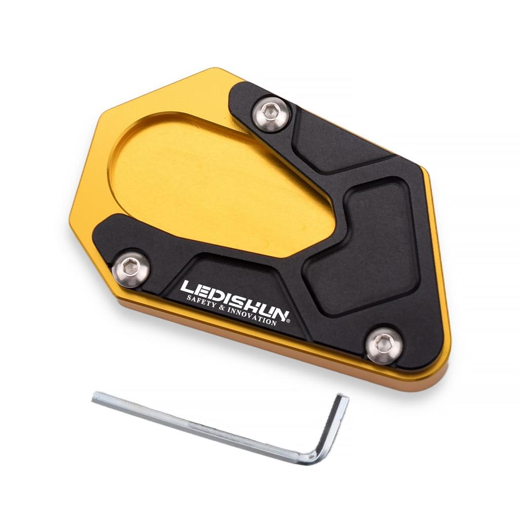 LEDIUSHUN Motorcycle Side Stand Plate for Suzuki 800DE Adventure 800DE 800 Touring and 800 V-Strom (2023-2024), V-Strom (2023-2024), V-Strom