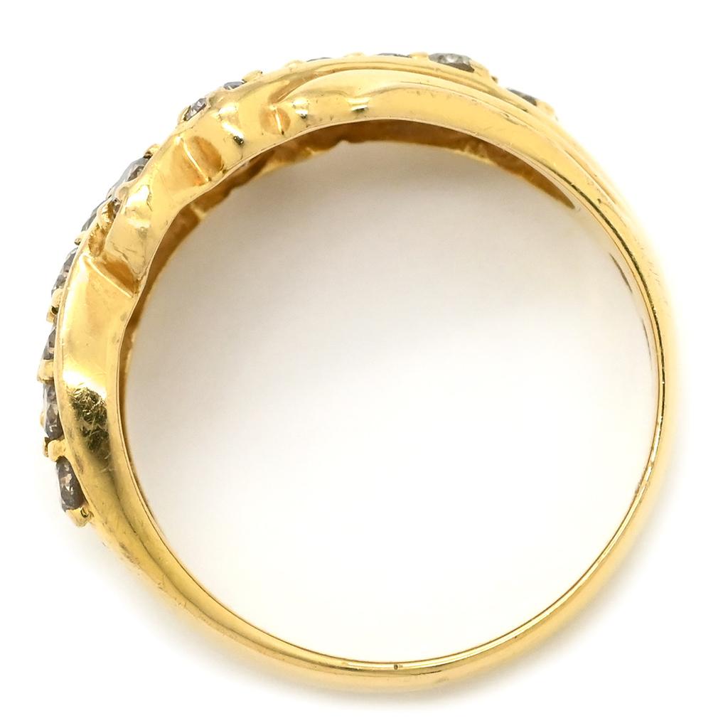 NON BRAND - Diamond 1.14ctRing ring 18K Yellow Gold/diamond #11(JP Size) Array