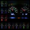 WLJH High Bright White Trument Cluster Panel Speedometer Gauge Tachometer 12V Full LED Light Package Kits for Honda CRV CR-V 2002-2006,Pack of 12