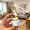 Cute Seagull Squeaky 3D Keycap Custom Cartoon Stress Relief Decor for Mechanical Keyboard