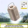 Rechargeable Portable Air Pump Quick Inflation with Universal Nozzles for Swimming Ring Pool Toy Outdoor Camping