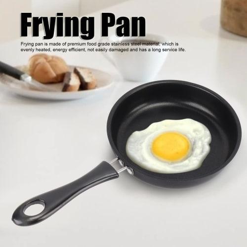 Non-stick frying pan, easy to clean, dishwasher safe, stain-resistant, skillet (14cm)