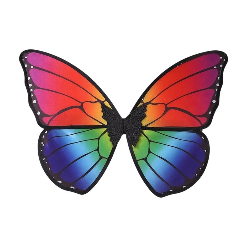 

Vibrant Butterfly Shaped Wing For Kids Dressing Up Soft Breathable Mesh Safe For Childrens Costume Parties Stage Performances