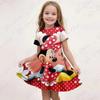 Summer Girls' Dress New Style Western Girl Short Sleeve Children's Short Sleeve Mickey