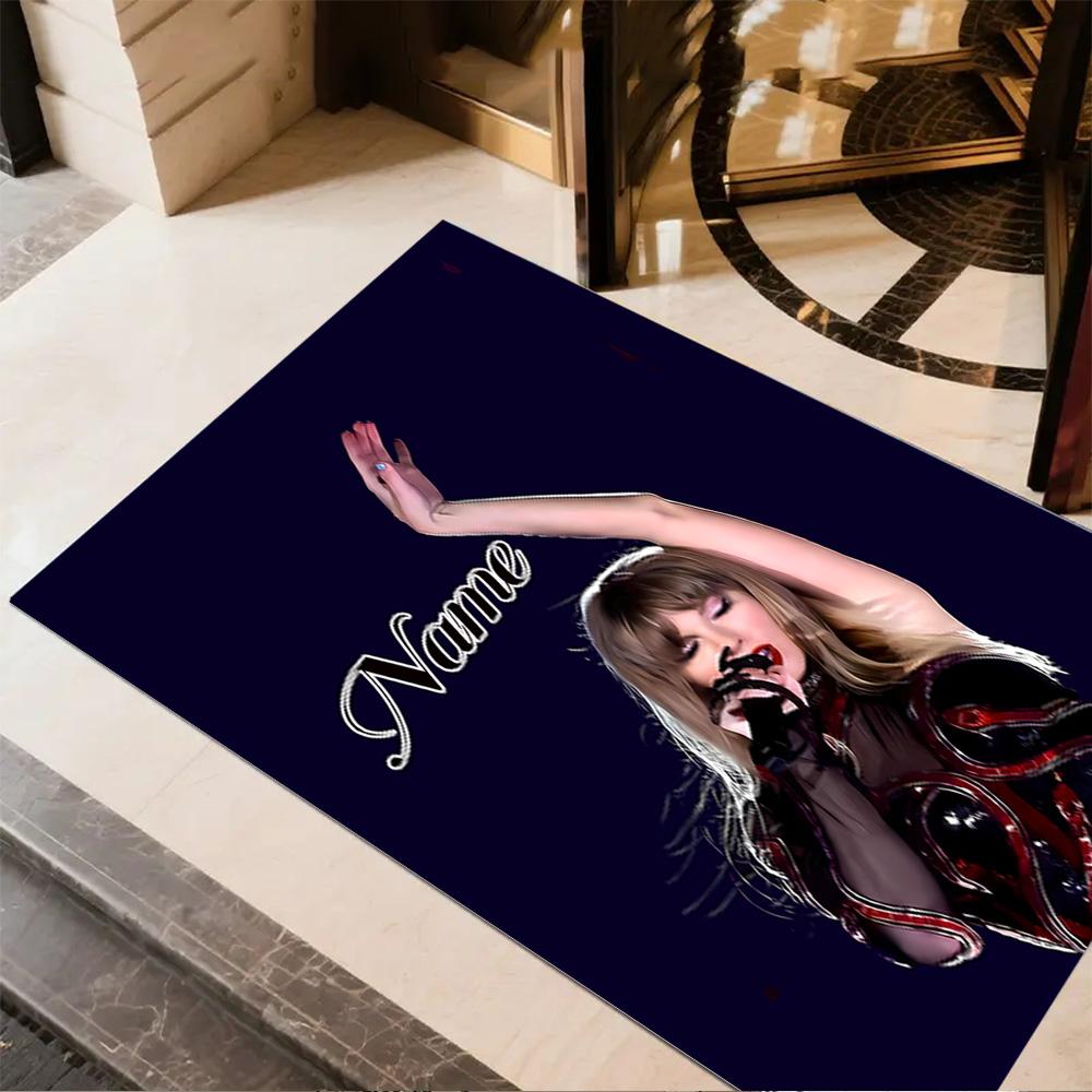 Musician Performance Customizable Name Carpet Perfect for Dining Room Study room Balcony Foyer Anti-slip Rug Office home decor