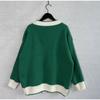 Knitted Cardigan Women V-neck Sweater Autumn Winter Single Breasted Coats Fashion Long Sleeve Panelled Casual Outerwear