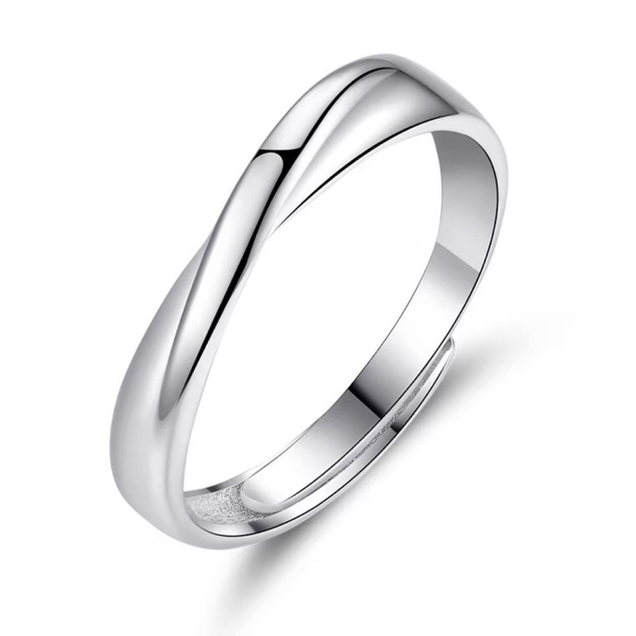 Mobius Bond Couple Rings for Men and Women - Rotating Love Rings One Size