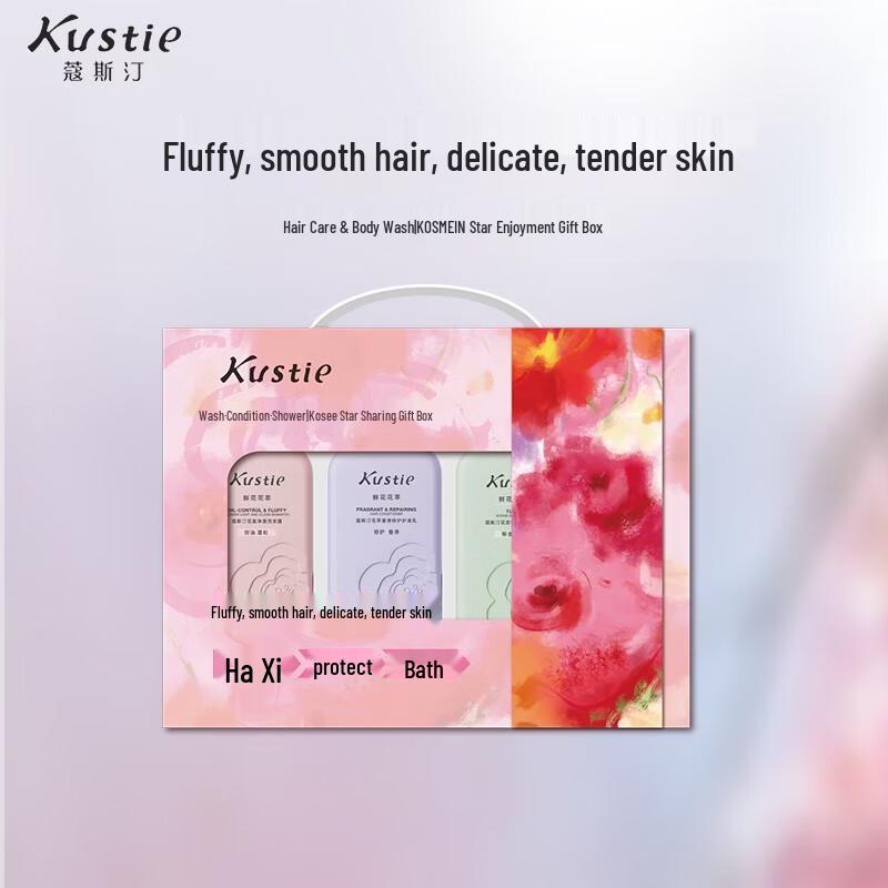 

Kustie Floral Fragrance Hair & Body Care Gift Set
