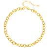 Stainless Steel Anklets Minimalist Temperament Glossy Chain Hip-Hop Retro Anklets For Women Zircon Everyday Wear Gifts New In