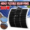 100W High Efficiency Monocrystalline Solar Panel Cell Flexible Panel Solar System For Home Camping Car RV Boat 18.5V