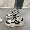 Fashion New Thick-soled Non-slip Walking Shoes Spring/autumn Round Toe Lace-up Sexy Comfortable Casual Sneakers for Women